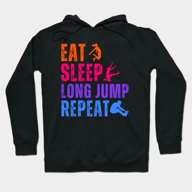 Long Jump Mom Hoodie by footballomatic